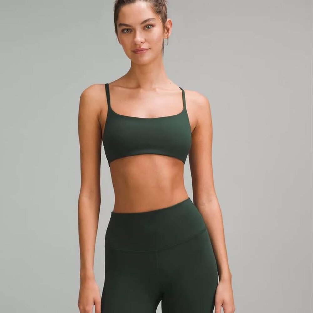 Wunder Train Strappy Racer Bra Light Support, A/B Cup, size 12